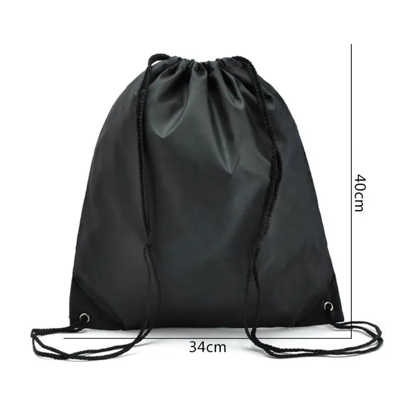 Portable Oxford Sports Bag 210D Nylon Drawstring Bags Belt Riding Backpack Gym Drawstring Shoes Bag Clothes Backpacks Wholesale