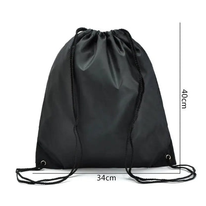 Portable Oxford Sports Bag 210D Nylon Drawstring Bags Belt Riding Backpack Gym Drawstring Shoes Bag Clothes Backpacks Wholesale