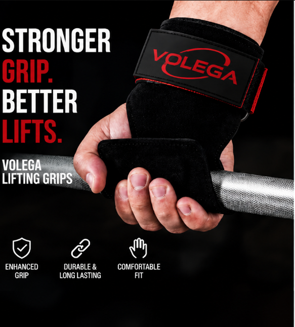 Volega Grip™ | Heavy-Duty Lifting Straps