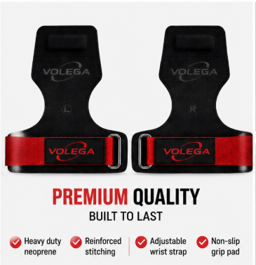 Volega Grip™ | Heavy-Duty Lifting Straps