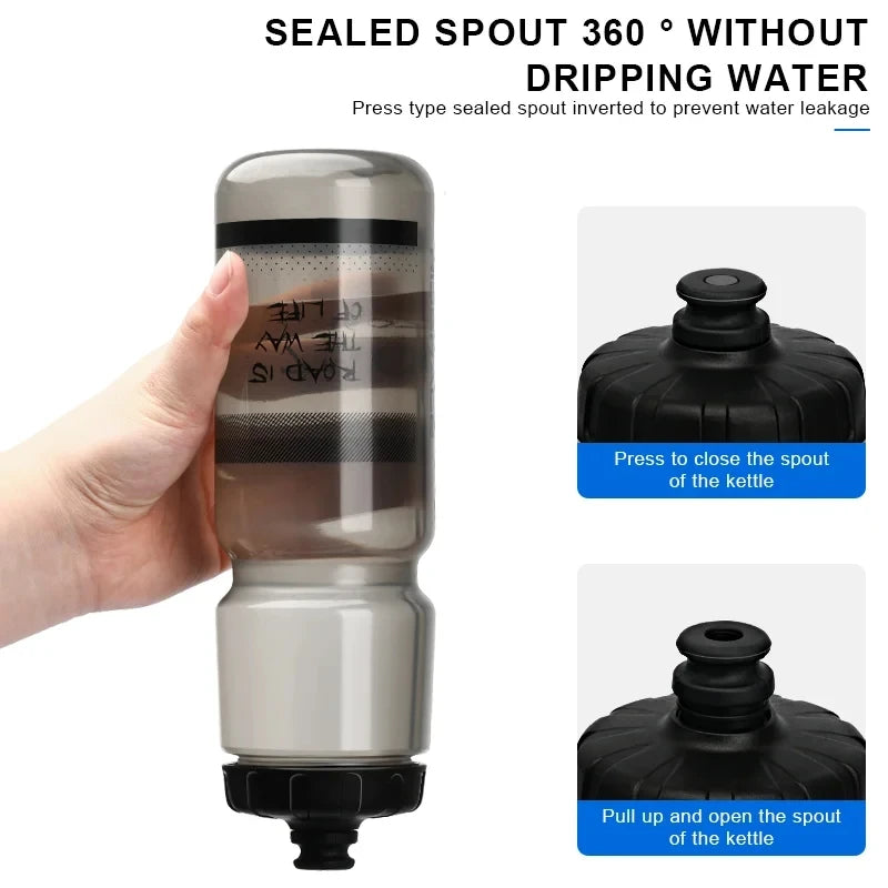 Bicycle Kettle 750Ml PP5 Plastic Outdoor Running and Climbing Sports Squeeze Cup Cycling Thermos Portable Bicycle Cup